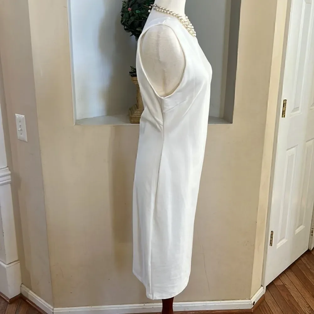 Lulu’s NEW w tags Womens size XL cream off white midi sleeveless dress